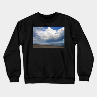 Nahant Dramatic Puffy Clouds from Revere Beach Revere MA Crewneck Sweatshirt